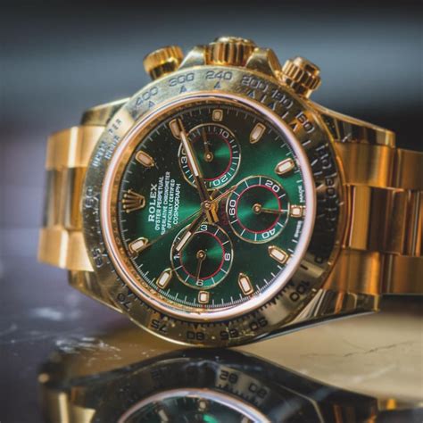 green face rolex gold|rolex green dial watch price.